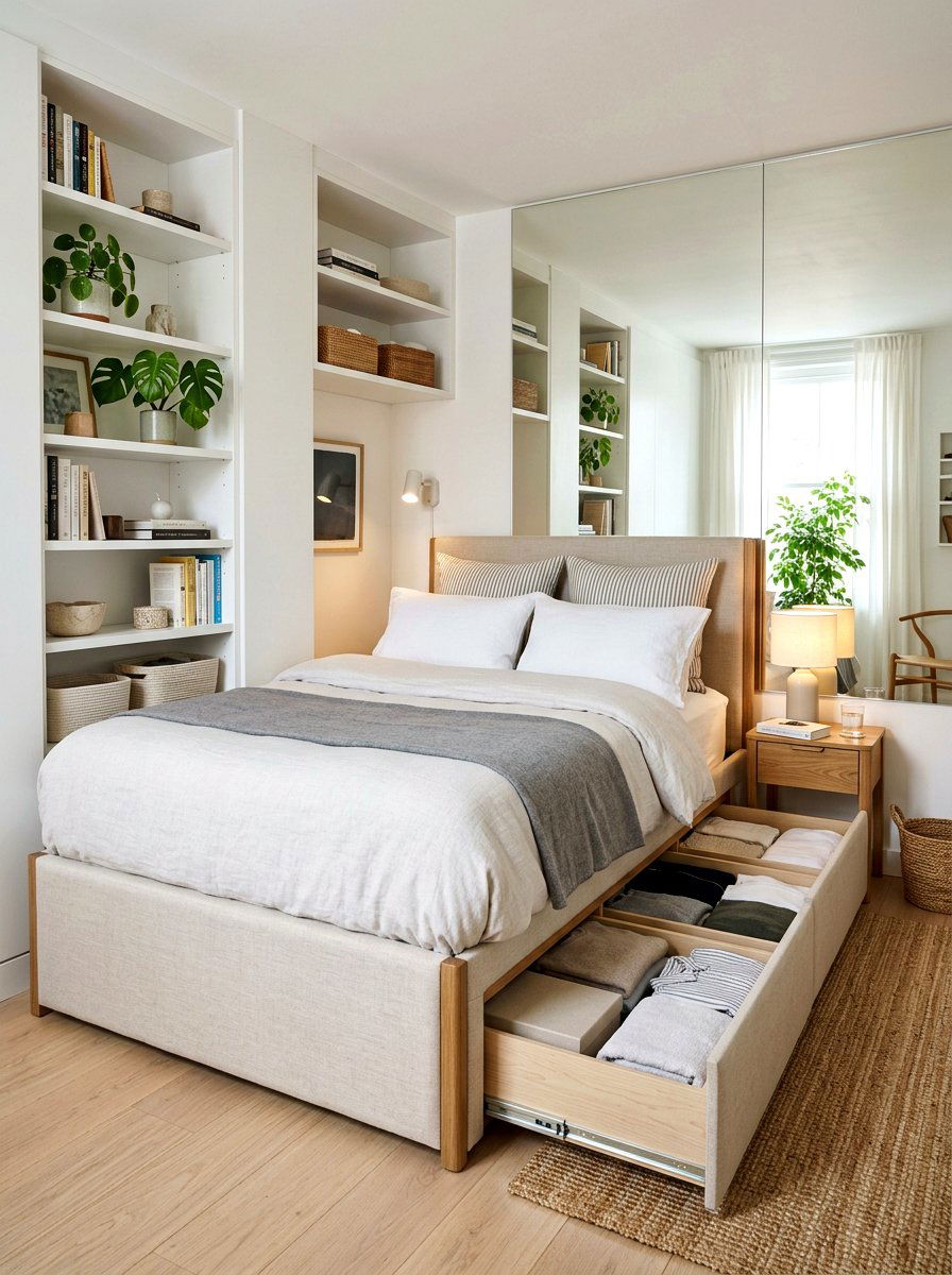 Storage Upholstered Bed - 30 upholstered bed ideas