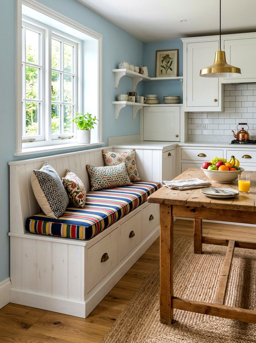 Storage bench kitchen - 30 breakfast room bench ideas