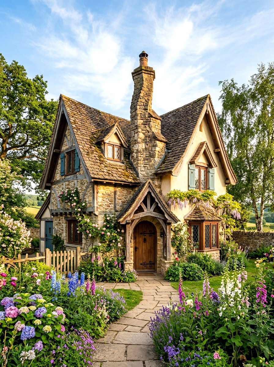 Storybook Cottage Style - 30 cottage exterior ideas
