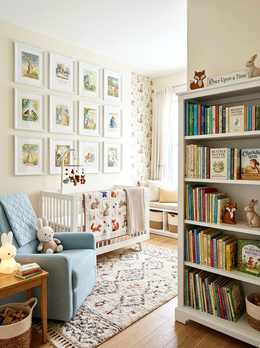 Storybook Theme Nursery - 30 vintage baby room ideas