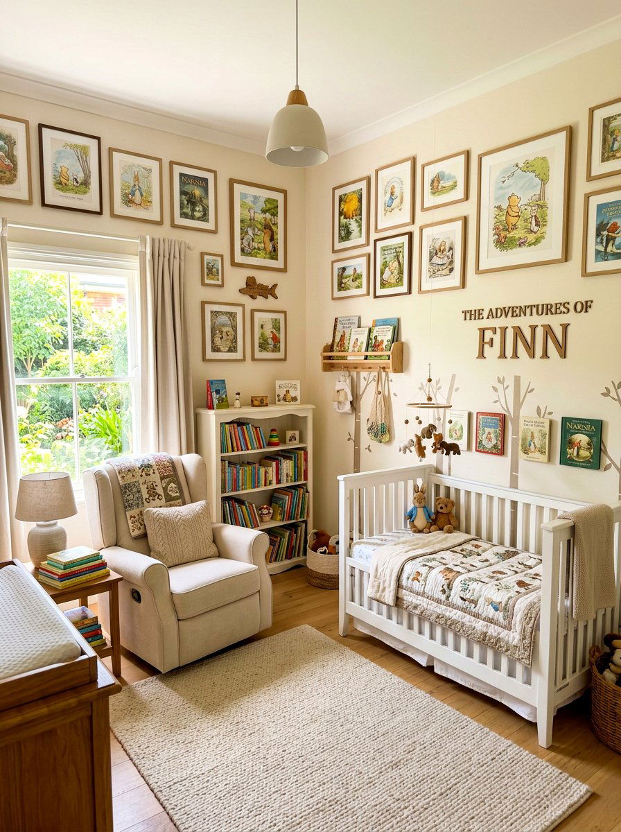 Storybook Theme Nursery - 30 gender neutral baby room ideas