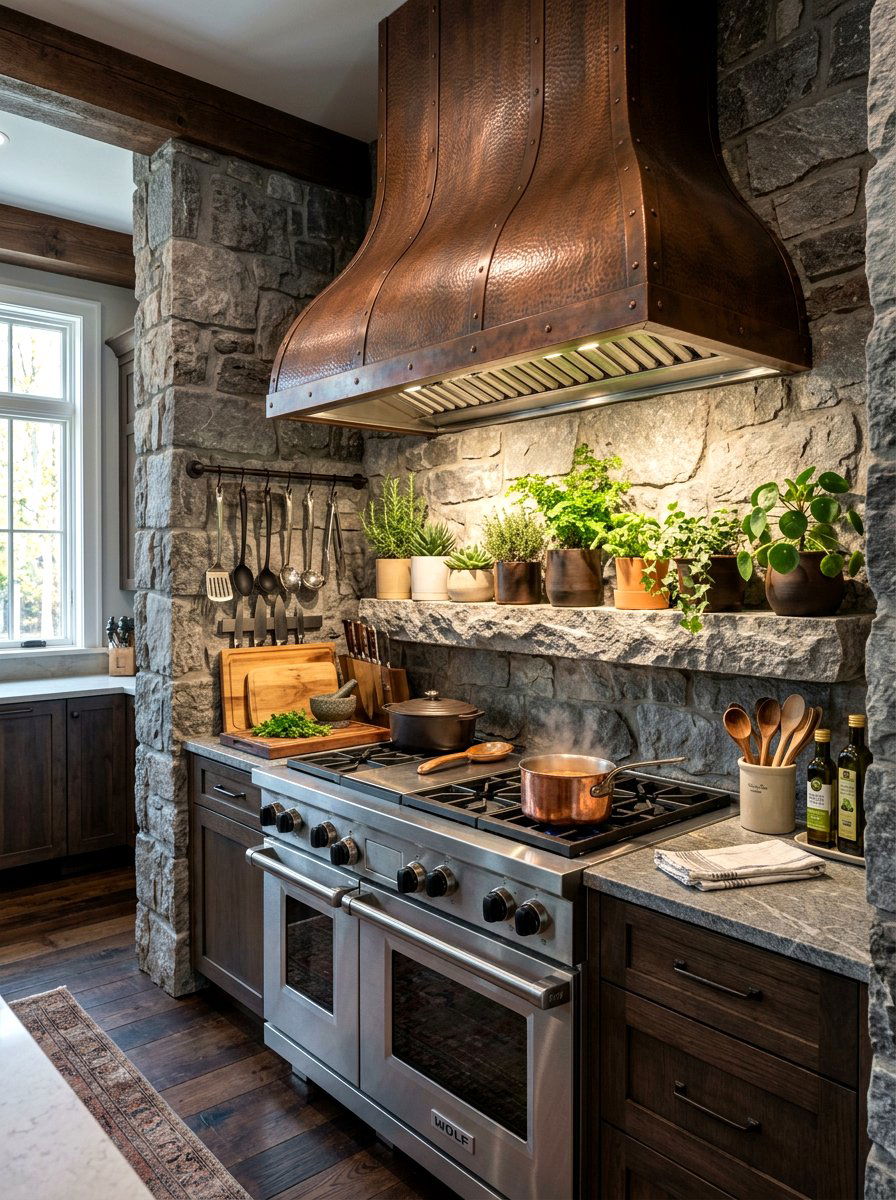 Stove Backsplash Plant Ledge - 30 kitchen plant ledge ideas