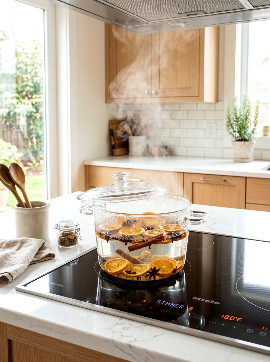 Stovetop Simmer Pot - 30 dried orange decor ideas