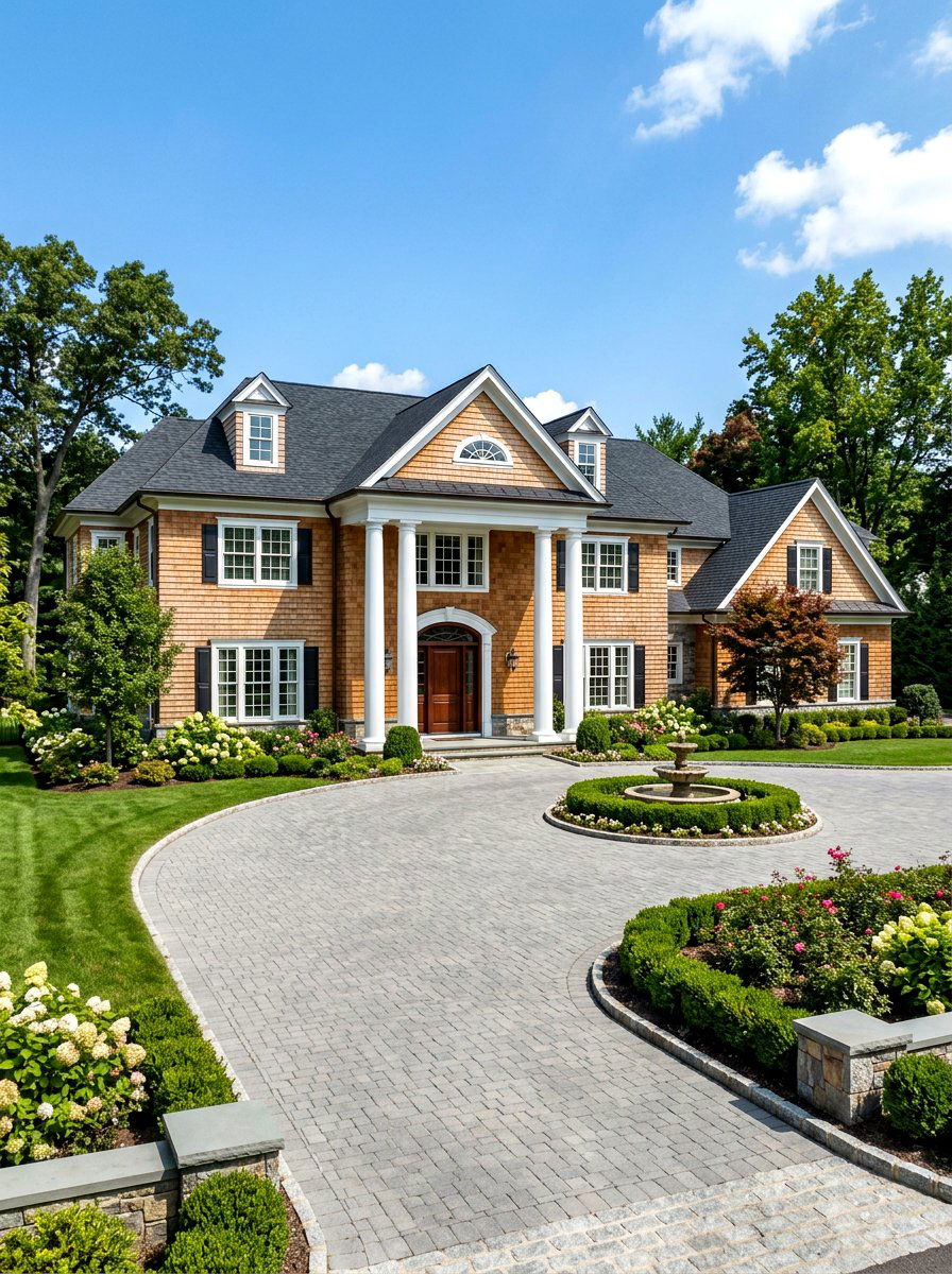 Straight Edge Cedar Shake Siding - 30 cedar shake exterior ideas