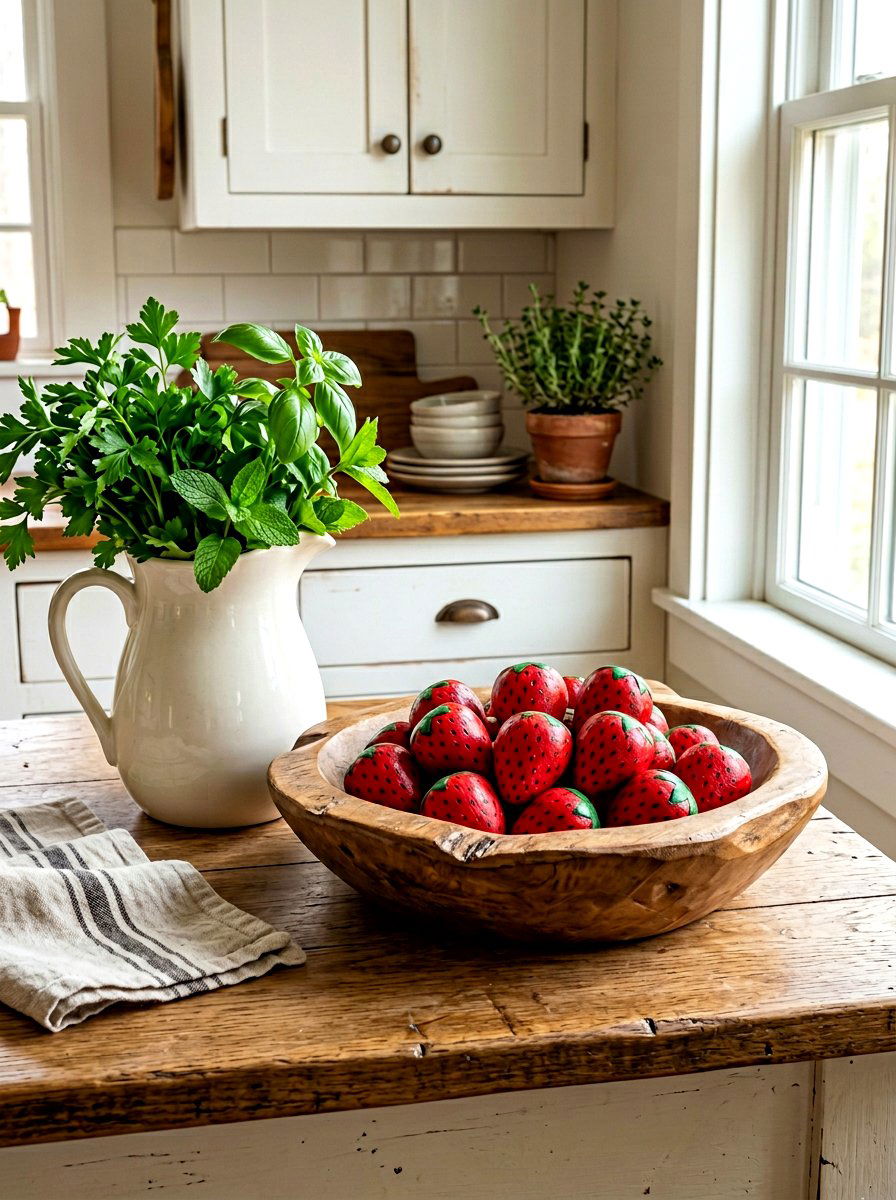 Strawberry Rocks - 30 painted rock ideas