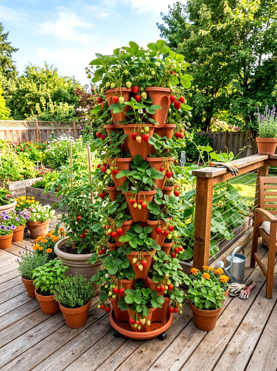 30 Small Space Container Garden Ideas for Balconies and Patios