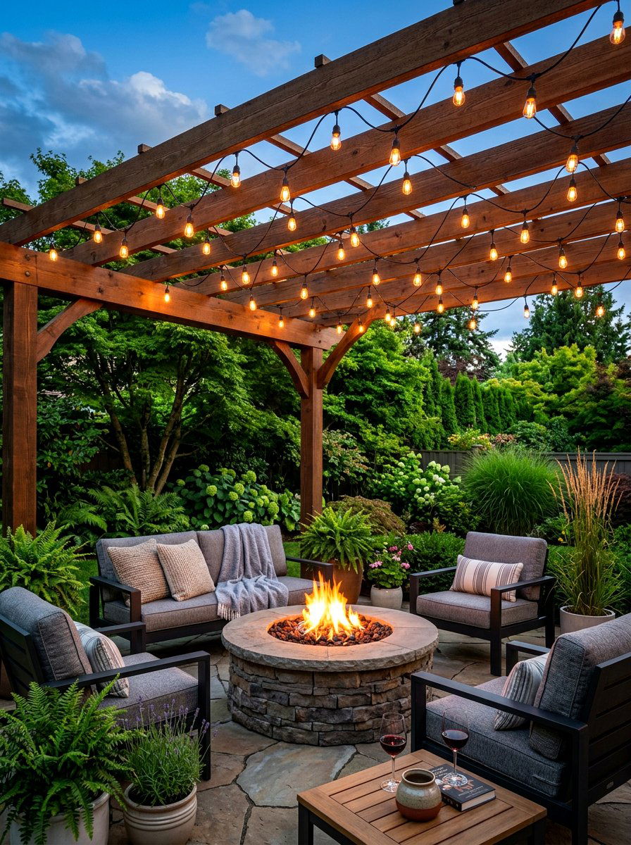 String Lights - 30 patio lighting ideas