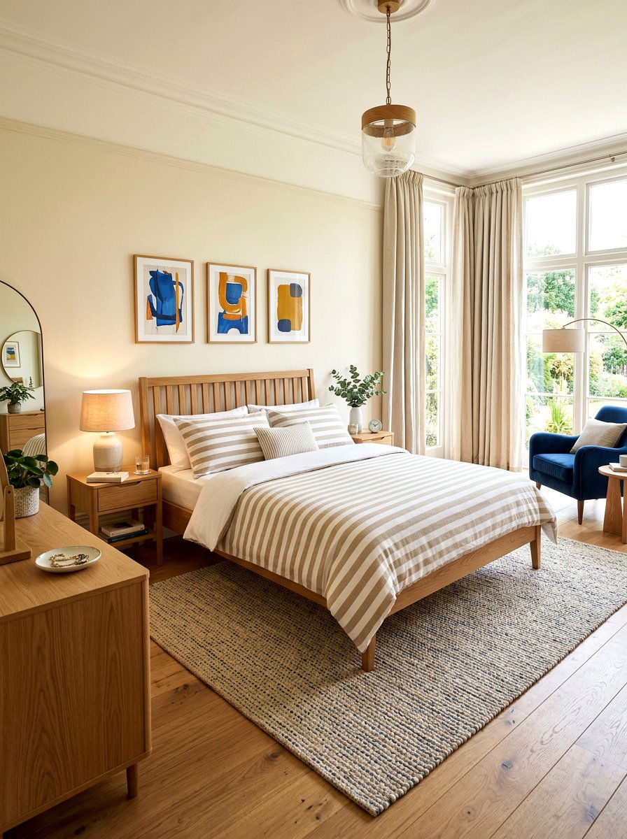 Striped Bedding Set - 30 bold stripe decor ideas