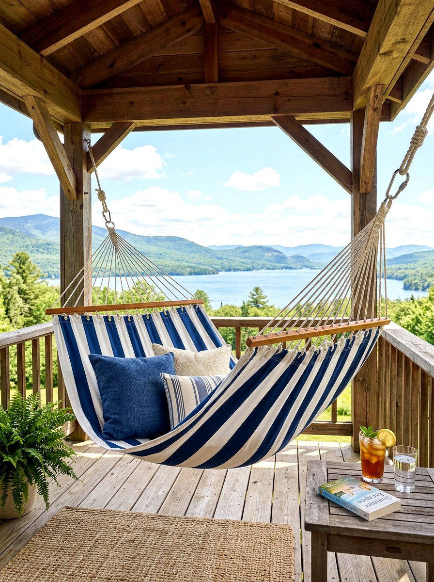 30 Blue and White Stripe Porch Ideas for Coastal Curb Appeal