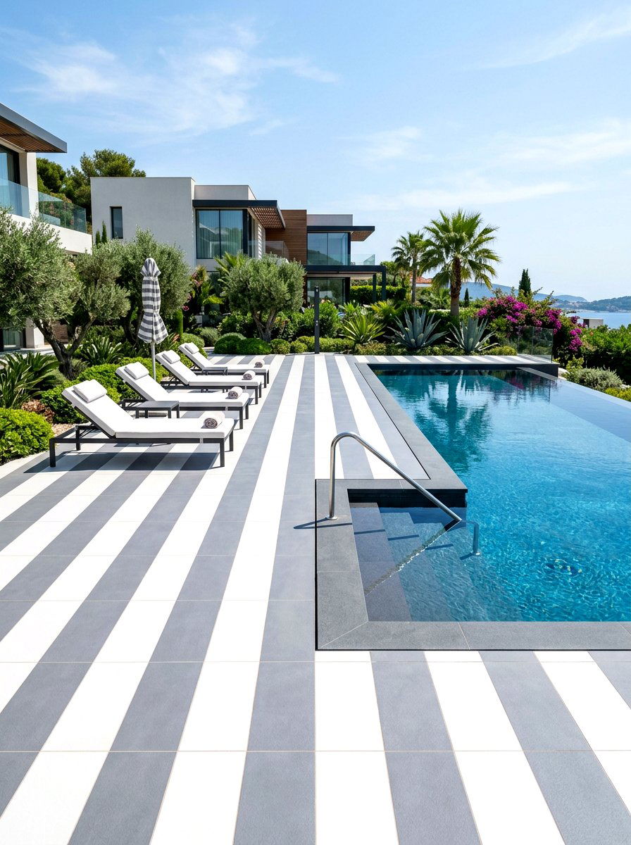 30 Striped Cabana Backyard Ideas for Summer Shade and Style