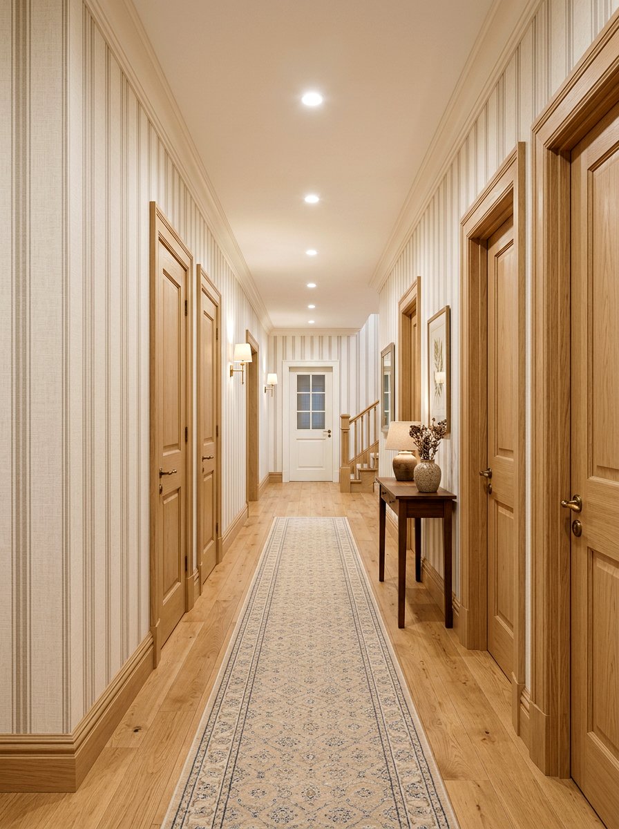 Striped Wallpaper Patterns - 30 low ceiling basement ideas