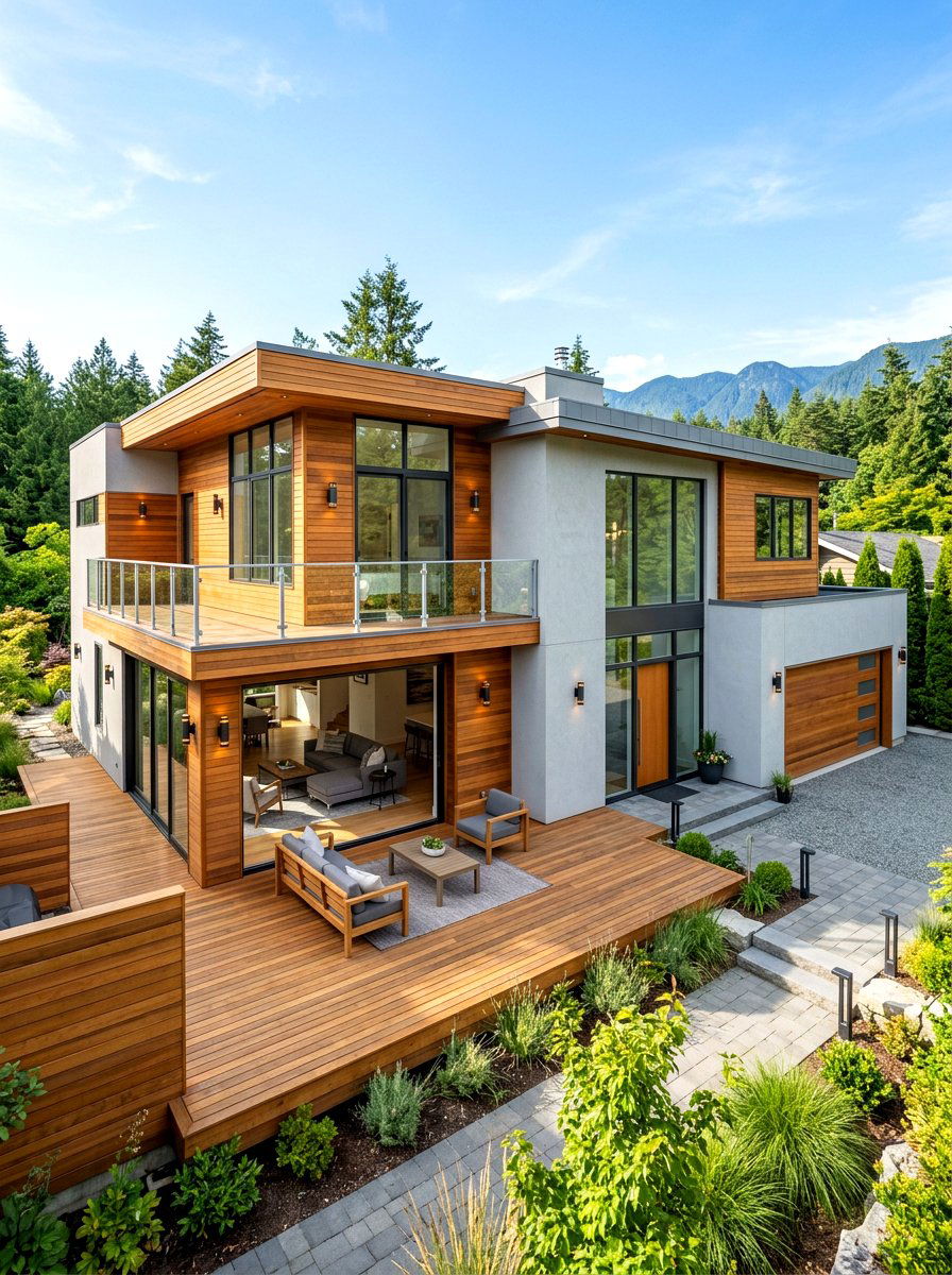 Stucco And Wood Siding Mix - 30 stucco house exterior ideas