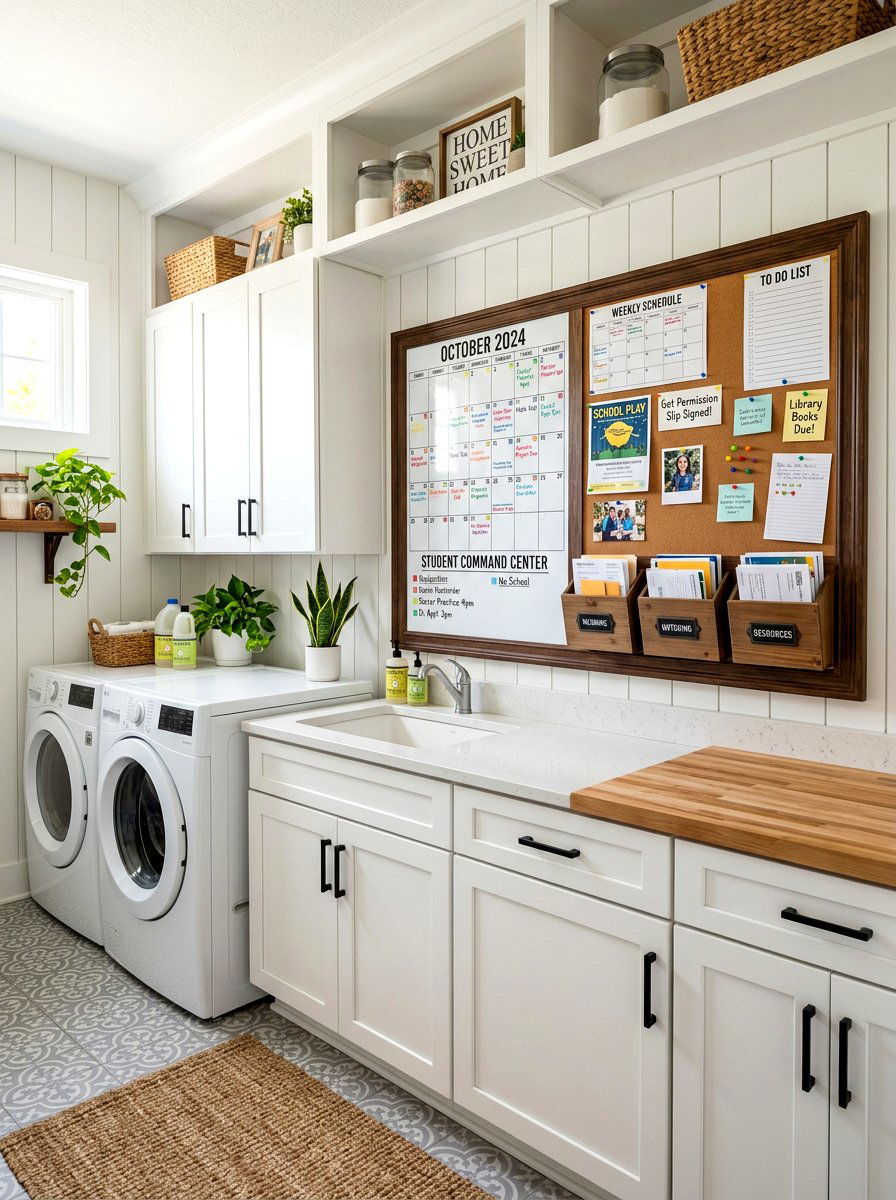 Student Command Center - 30 school paper organization ideas