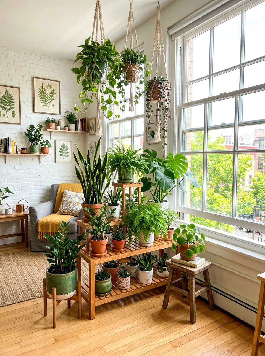 Studio Apartment Plant Corner - 30 alcove studio apartment ideas