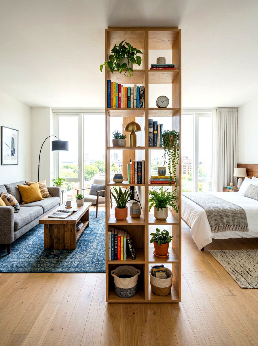 Studio Apartment Room Divider Cabinet - 30 slim storage cabinet ideas