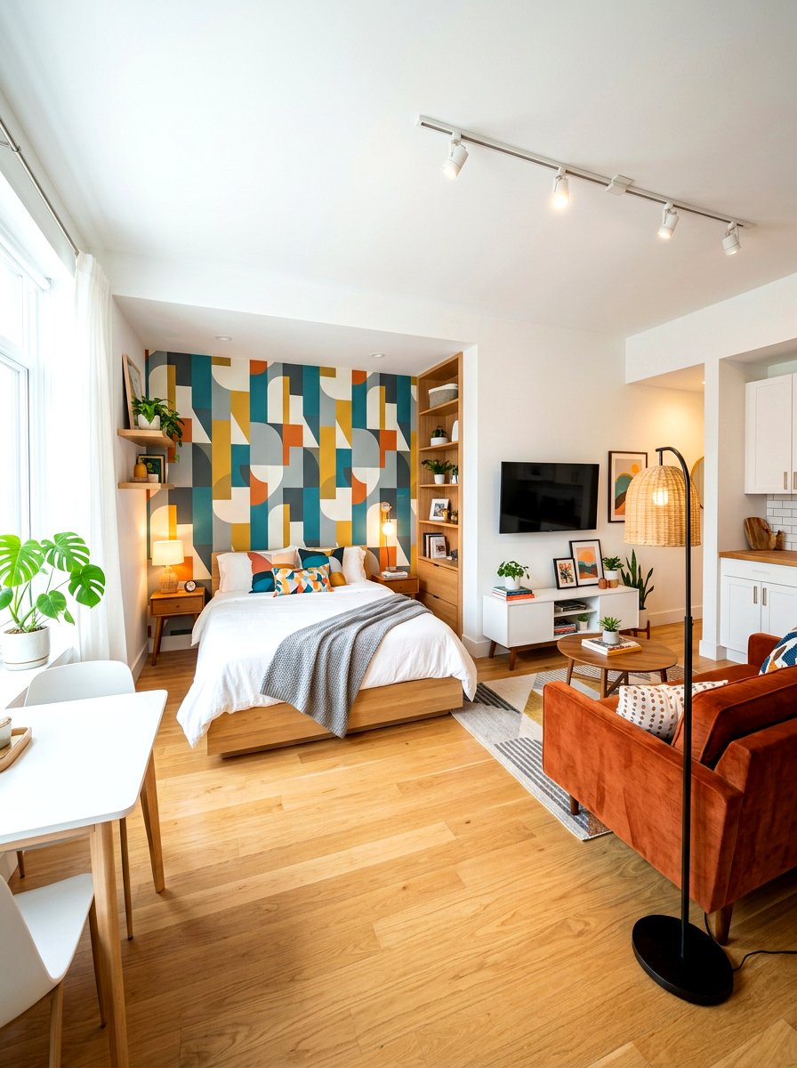 Studio Apartment Wallpaper - 30 removable wallpaper room ideas
