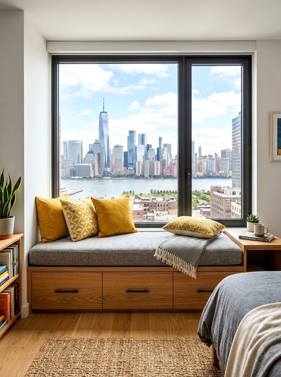 Studio Apartment Window Seat - 30 alcove studio apartment ideas