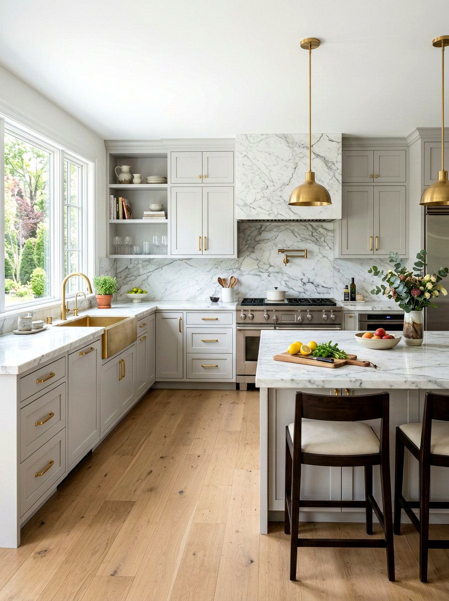 Studio Kitchen Marble Countertop - 30 studio kitchen ideas