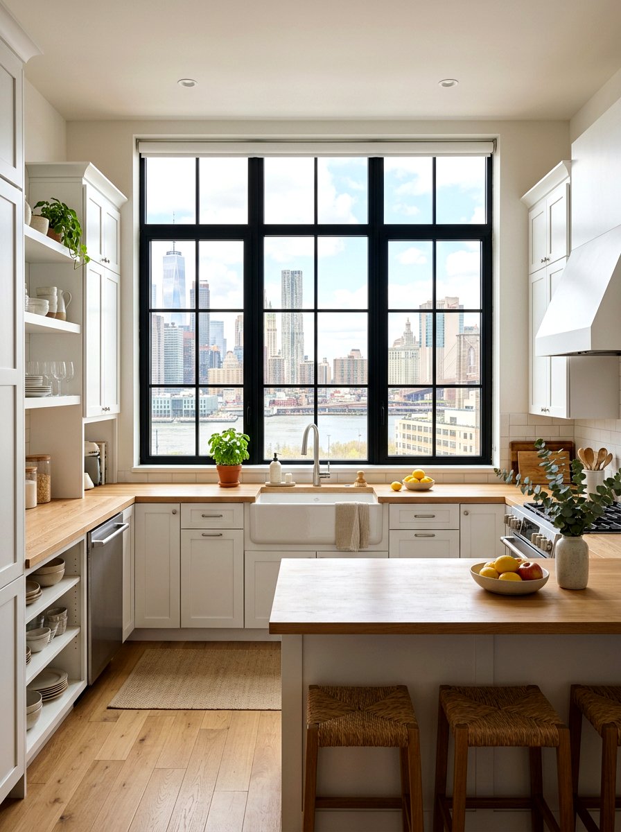Studio Kitchen Window View - 30 studio kitchen ideas