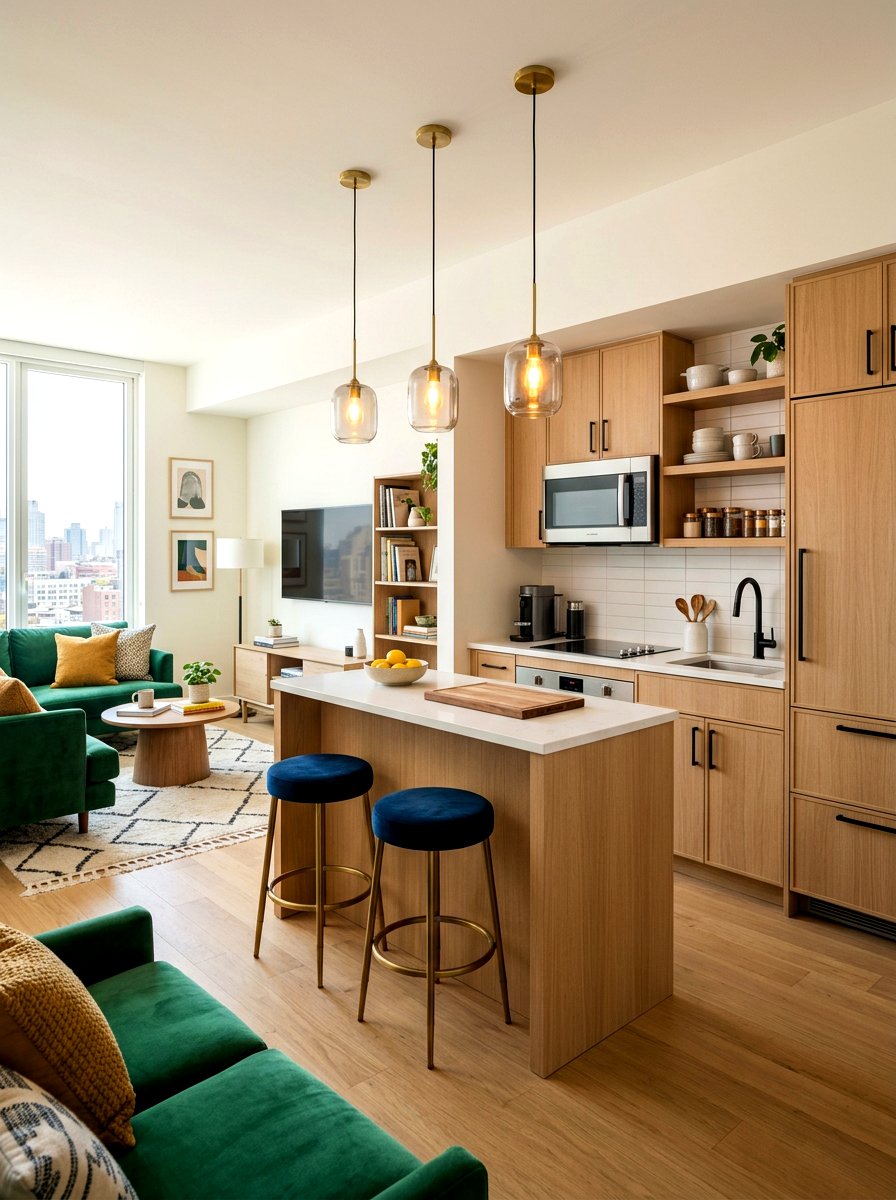 Studio Living Kitchenette - 30 kitchenette design ideas