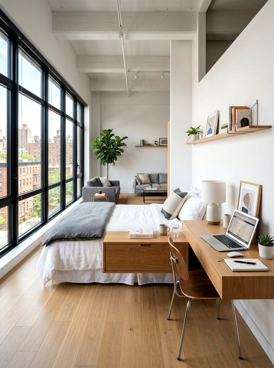 Studio apartment floating drawer - 30 floating drawer ideas