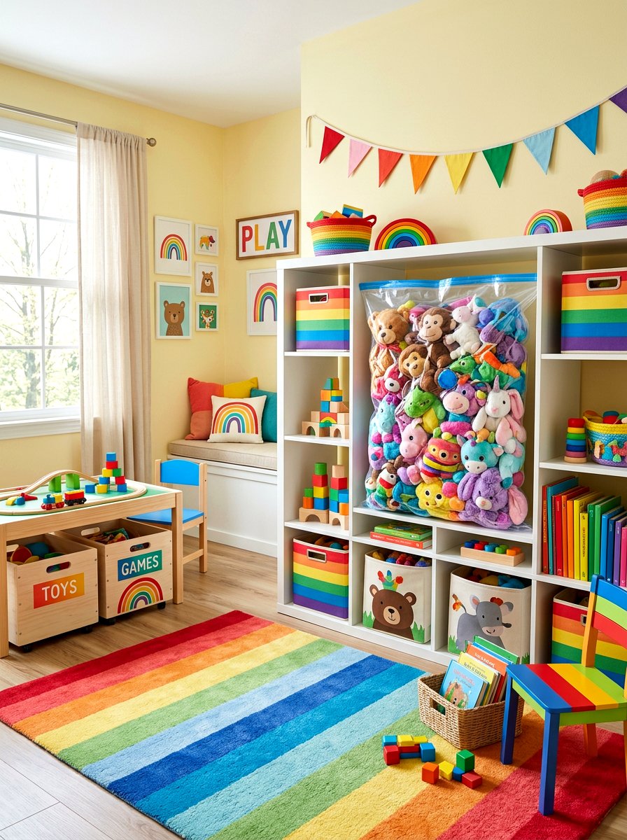 Stuffed animal storage - 30 vacuum storage ideas