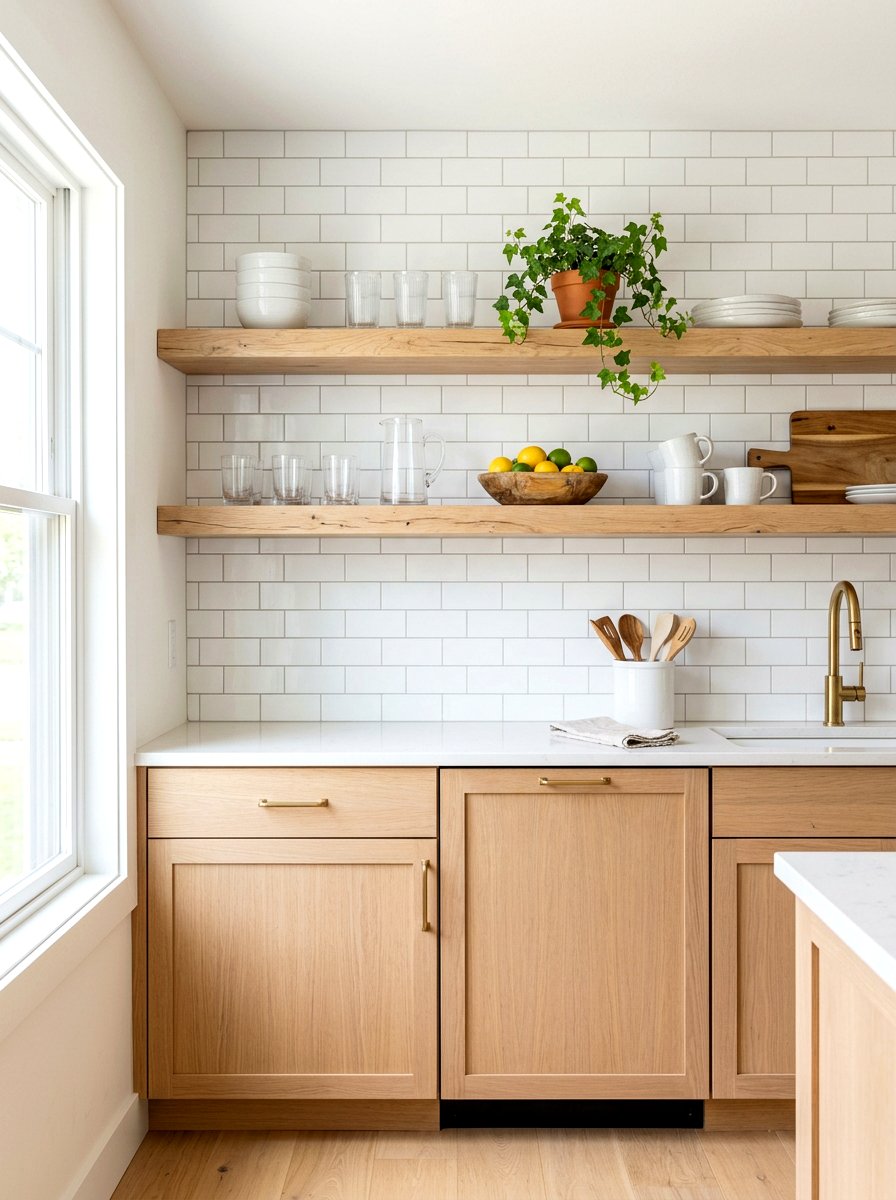 Style Open Shelving - 30 spring kitchen reset ideas