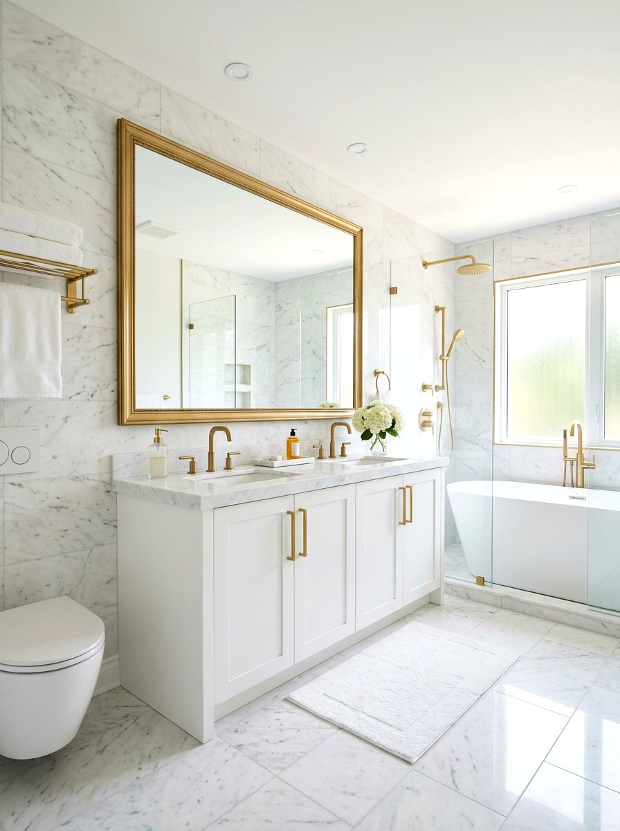 Subtle Gold Accents - 30 quiet romance home ideas