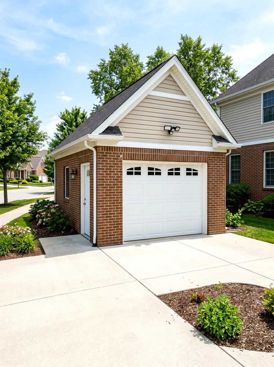 Suburban Detached Garage - 30 detached garage exterior ideas