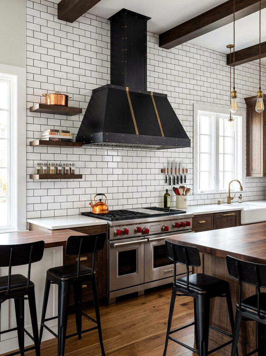 Subway Tile Backsplash - 30 bistro kitchen ideas