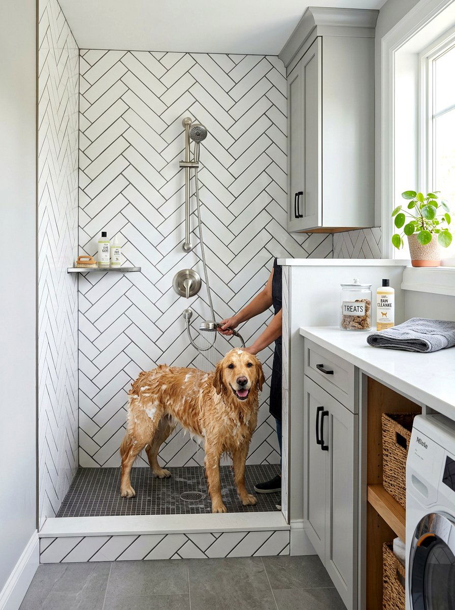 Subway Tile Dog Wash - 30 dog wash station ideas luxury