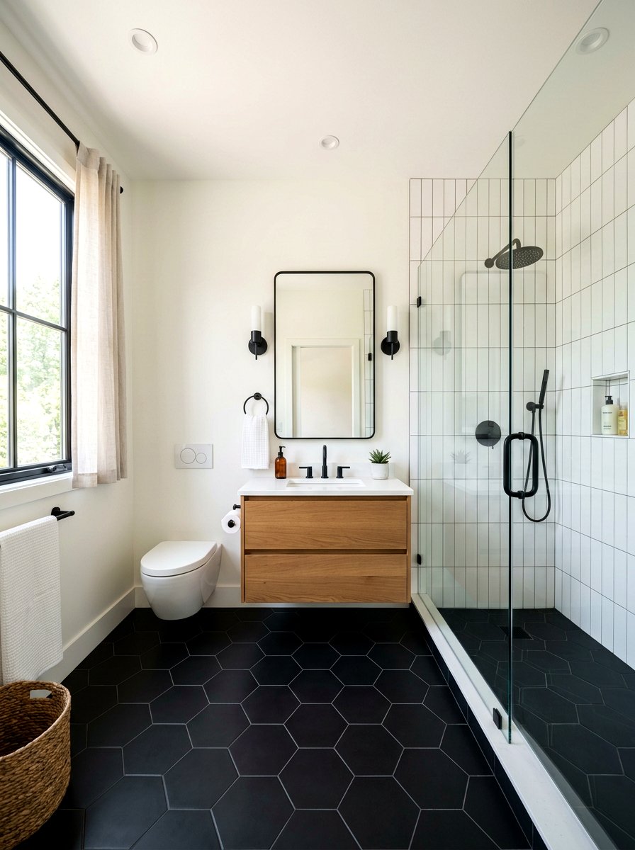 Subway Tile Layout - 30 modern bathroom ideas