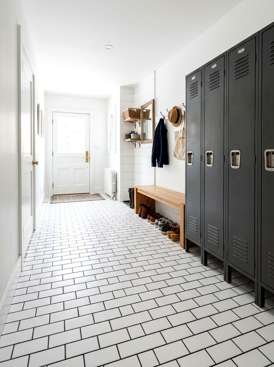 Subway Tile Mudroom Floor - 30 mudroom tile floor ideas