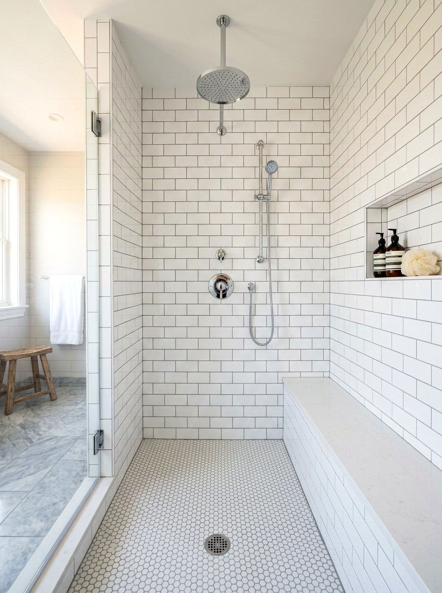 Subway tile shower - 30 small guest bath decor ideas