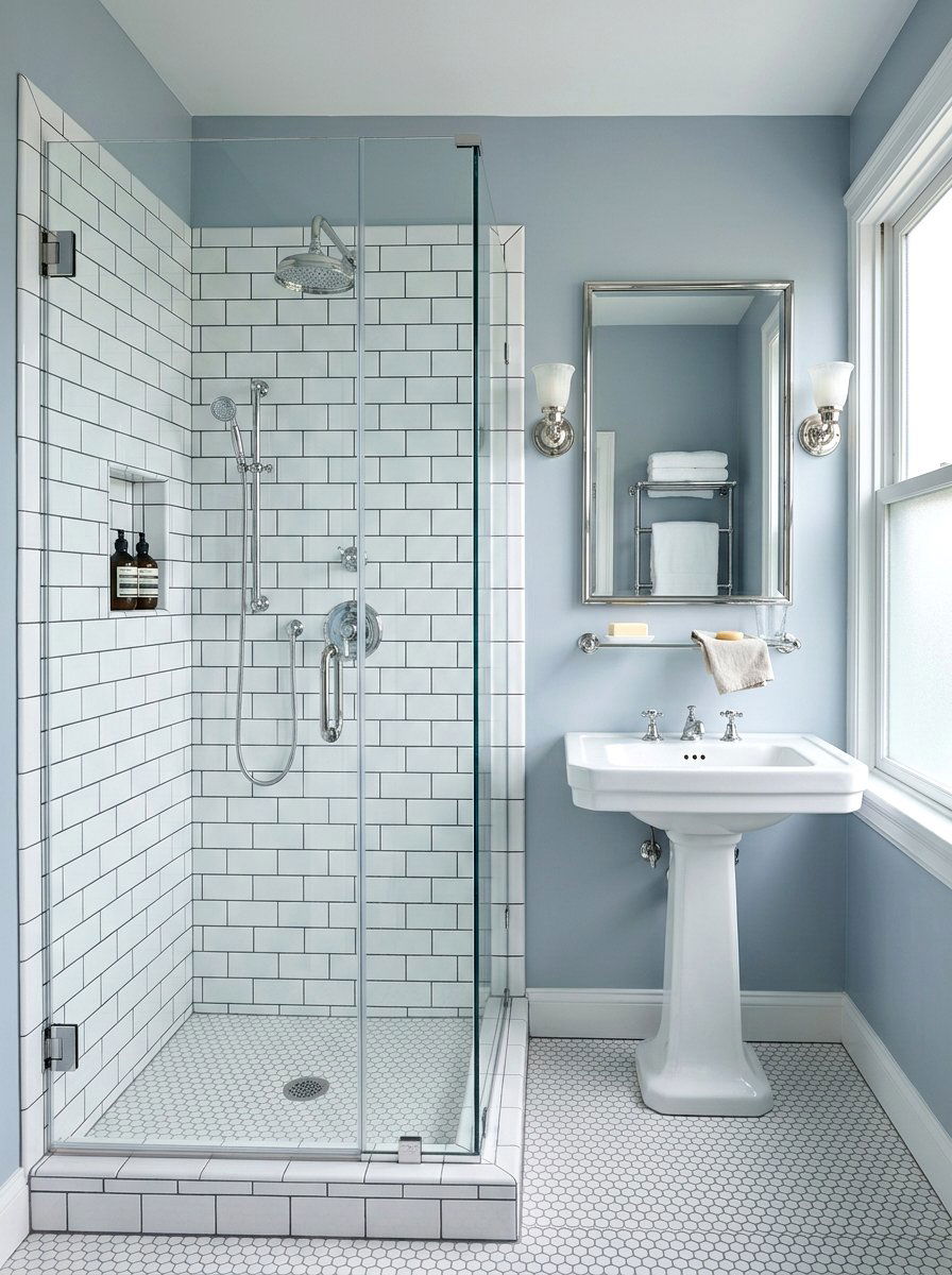Subway tile shower - 30 walk in shower ideas