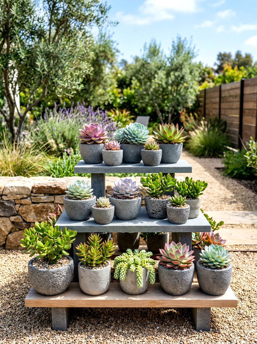 Succulent Collection - 30 greenhouse decorative ideas