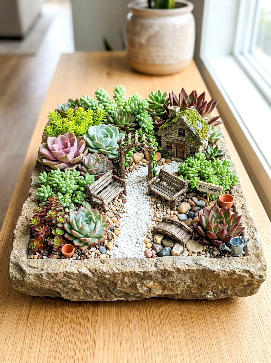 30 Miniature Fairy Garden Ideas That Look Like Magic Today