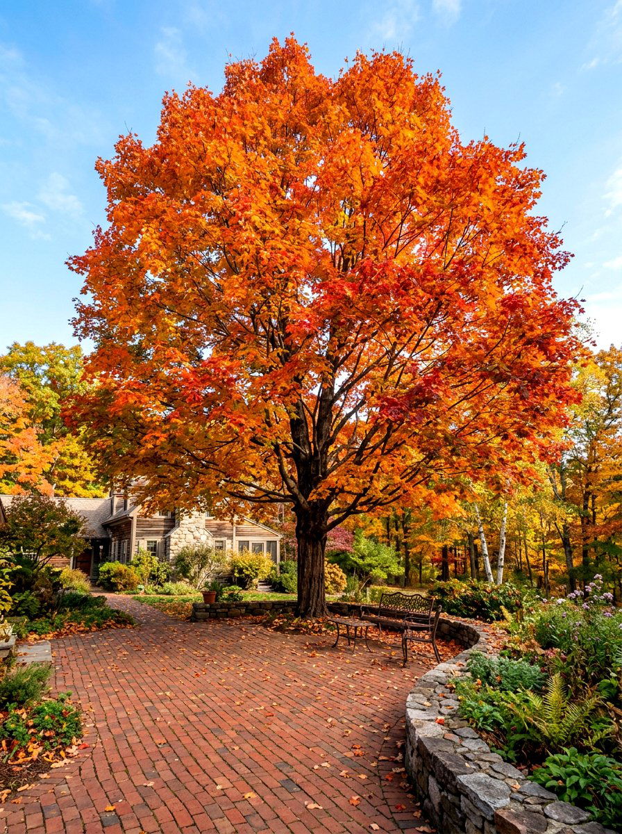 Sugar Maple Tree - 30 backyard shade tree ideas