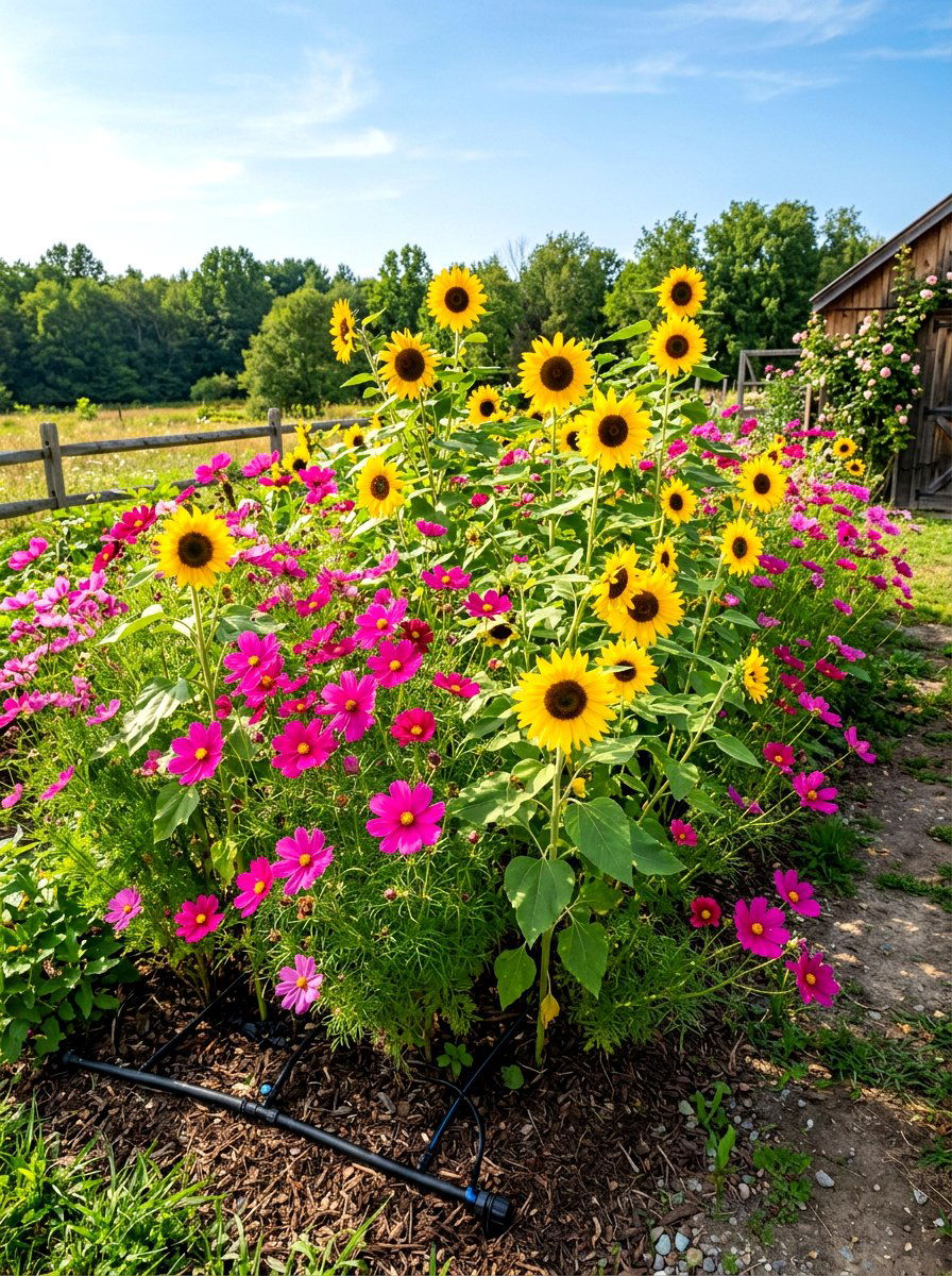 Summer Flower Patch - 30 backyard cutting garden ideas