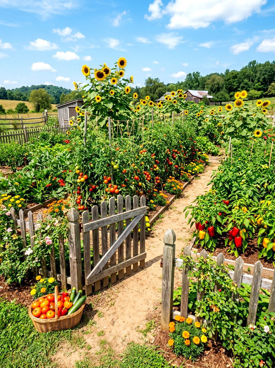 Summer Vegetable Harvest - 30 vegetable garden harvest ideas