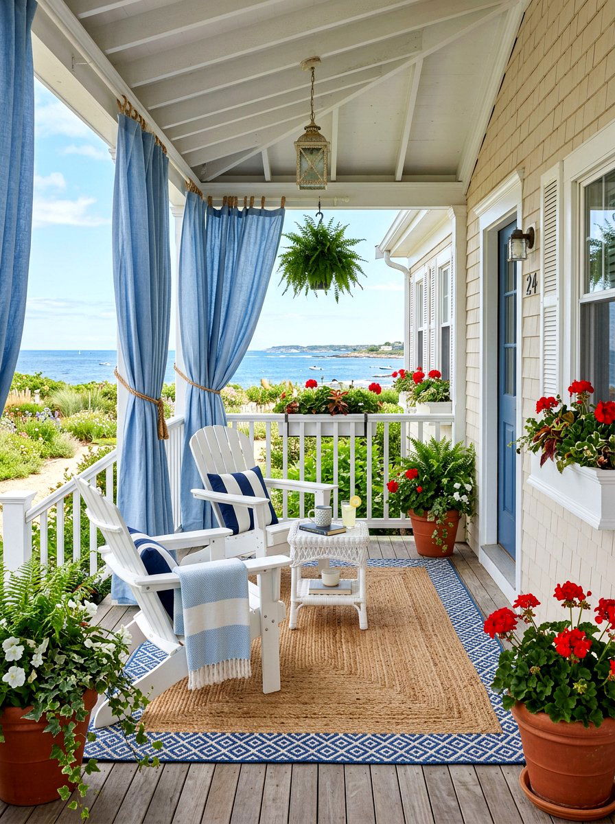 Summer cottage porch - 30 seasonal front porch ideas