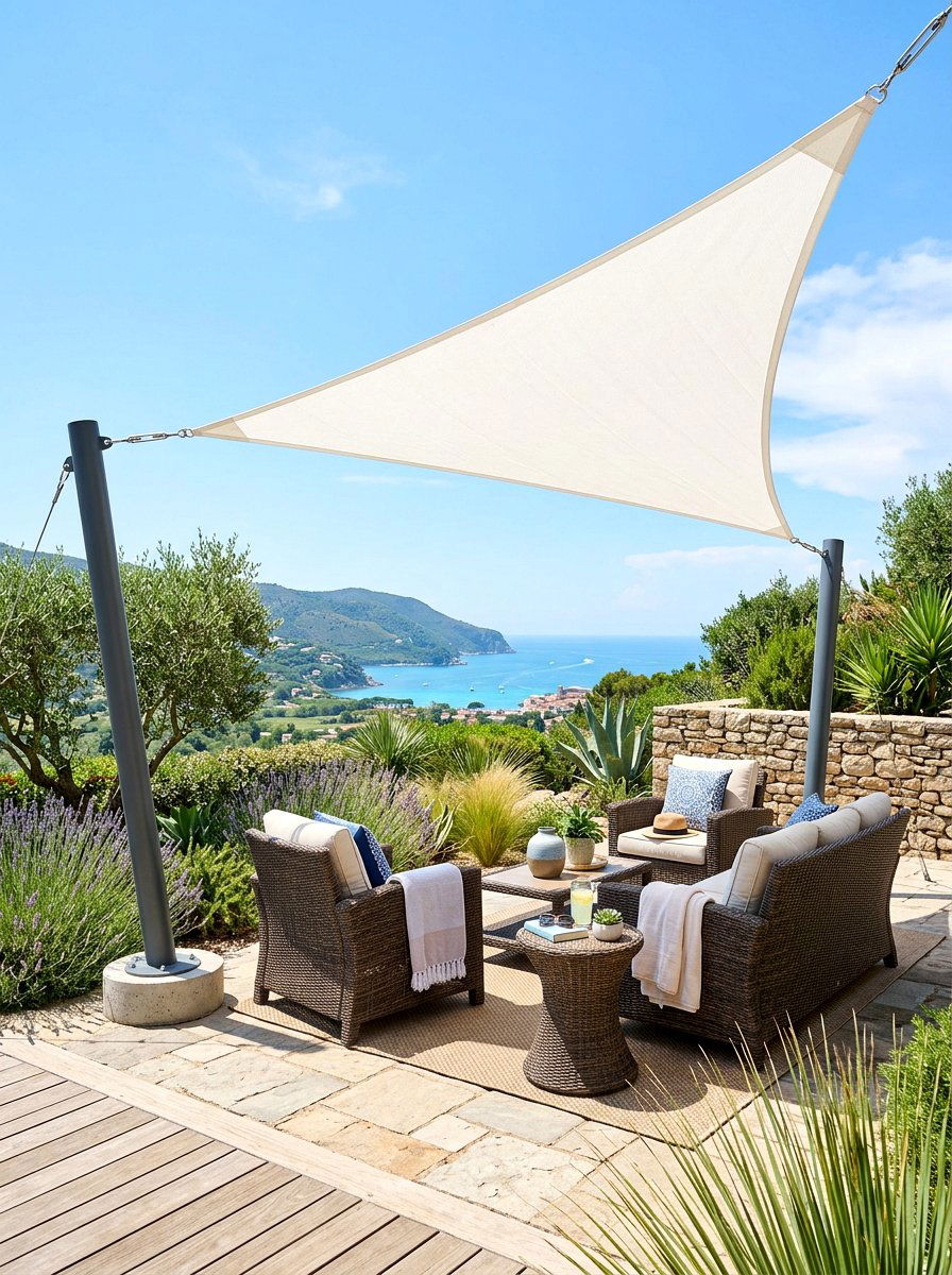Sun Shade - 30 family cookout backyard ideas