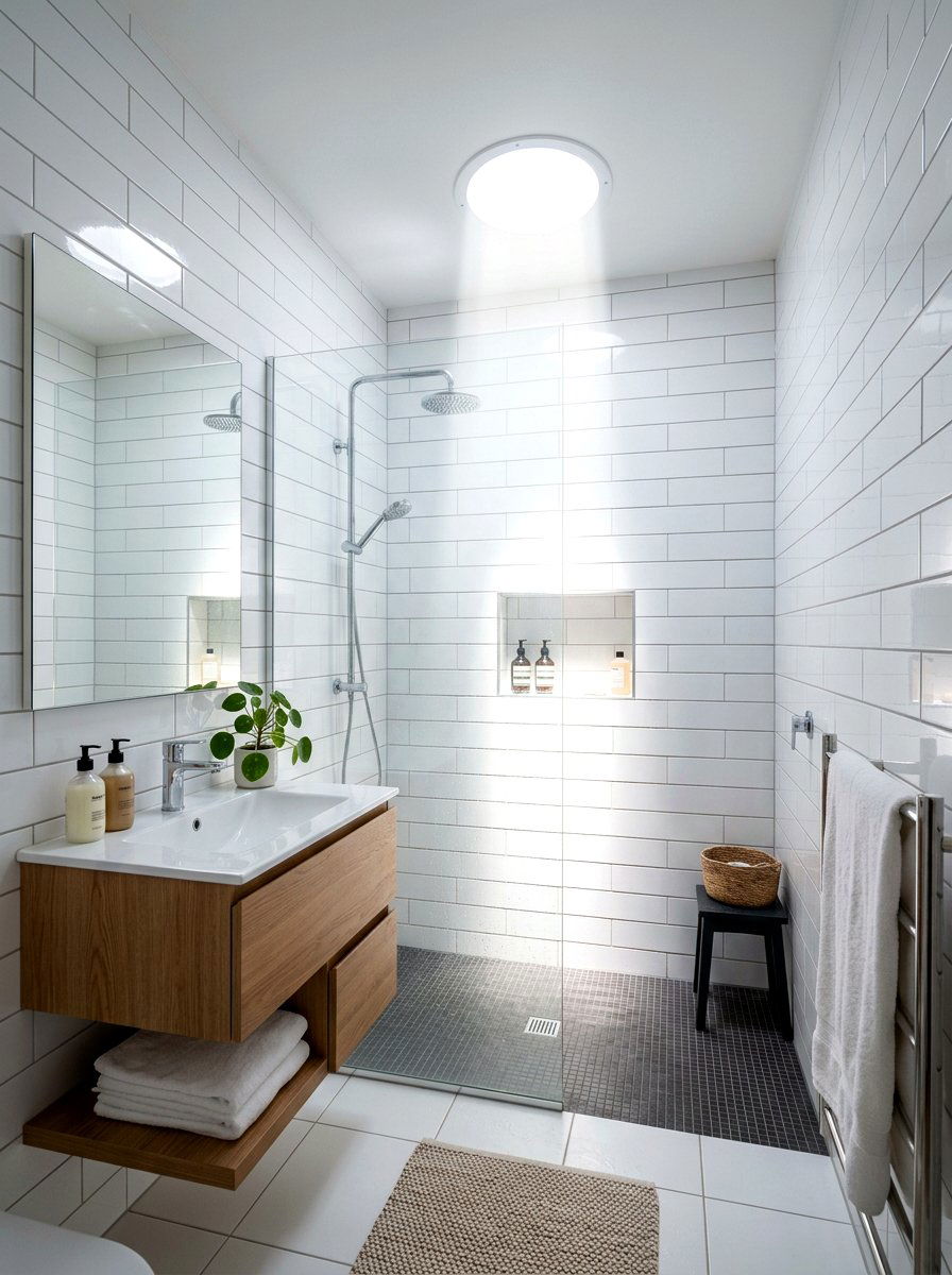 Sun Tunnel Bathroom - 30 shower skylight ideas