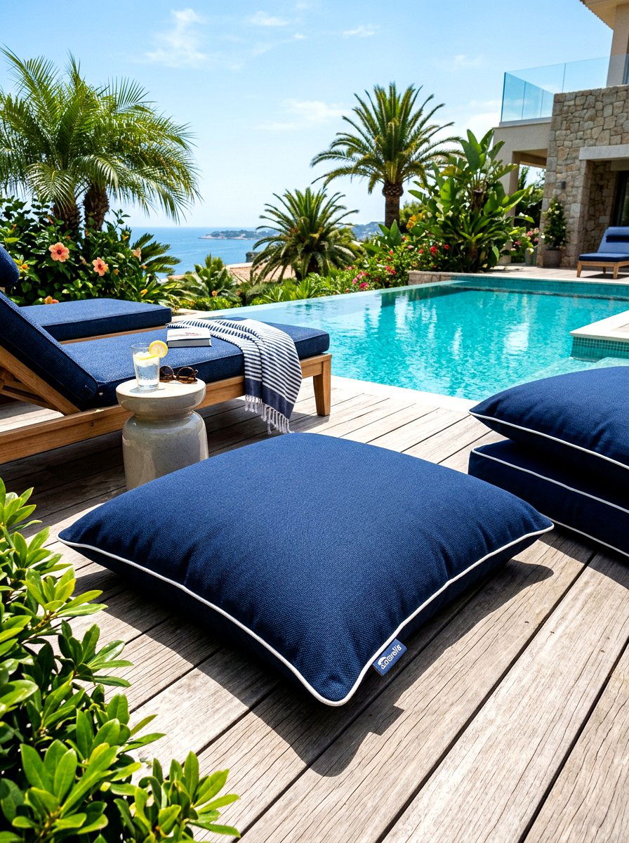 Sunbrella Outdoor Floor Pillow - 30 outdoor floor pillow ideas aesthetic