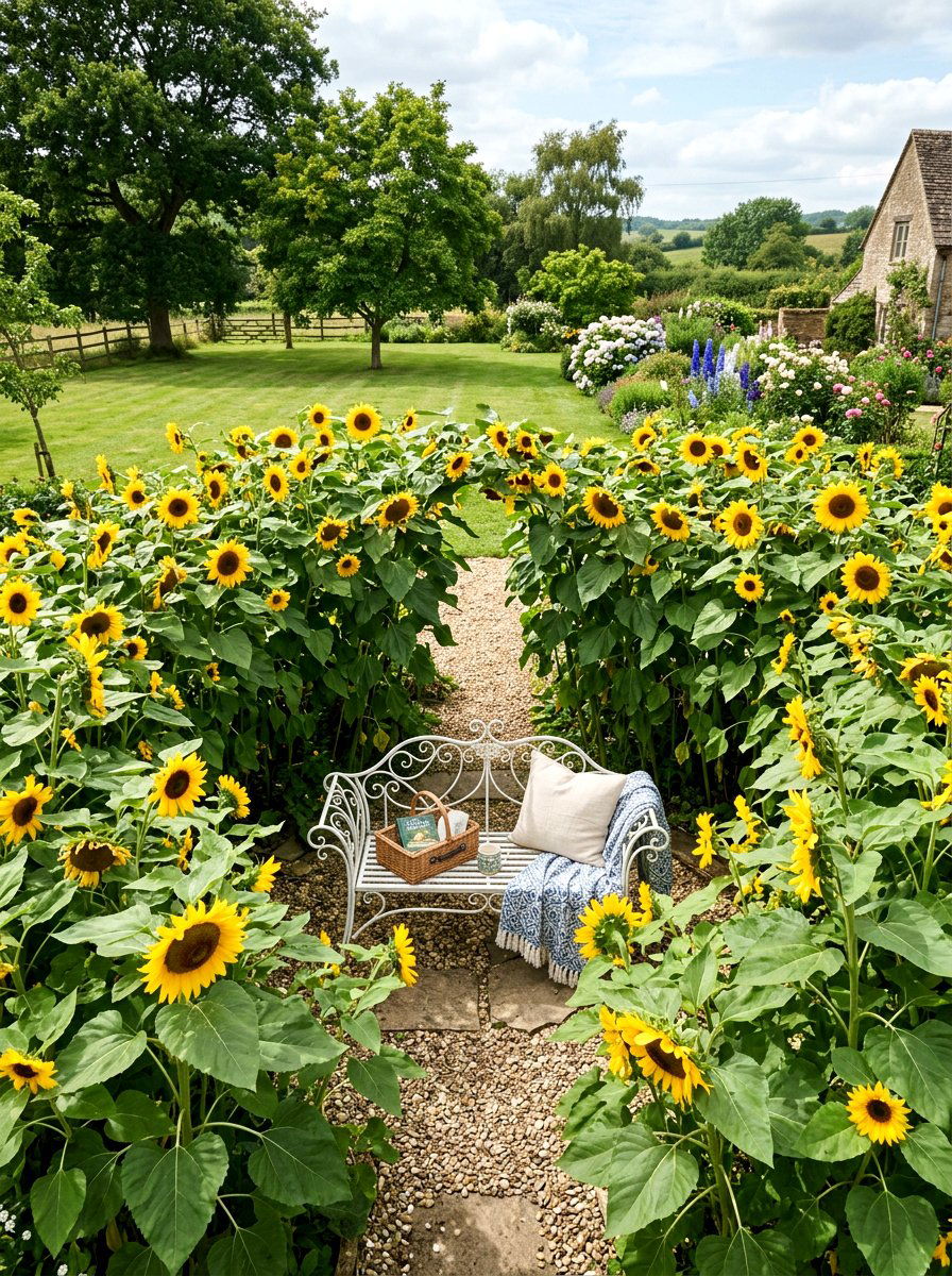 30 Sunflower Garden Ideas for a Blooming Backyard Showstopper
