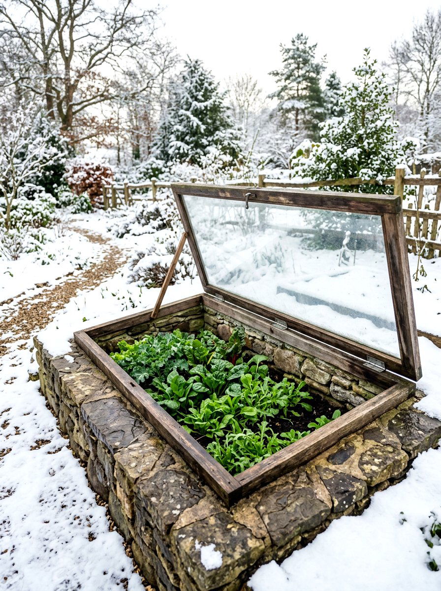 Sunken Cold Frame - 30 cold frame garden ideas