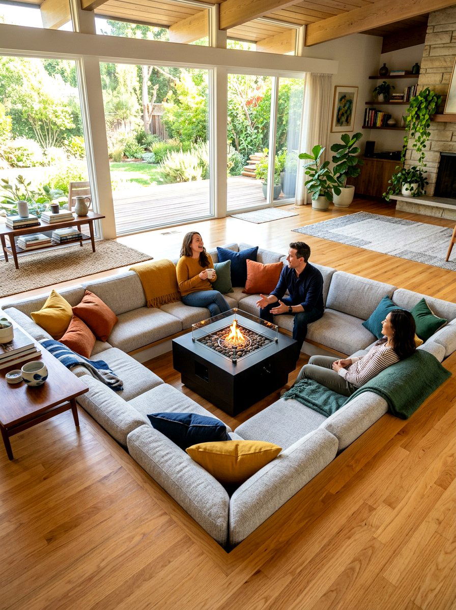 Sunken Living Room - 30 collected luxury living room ideas