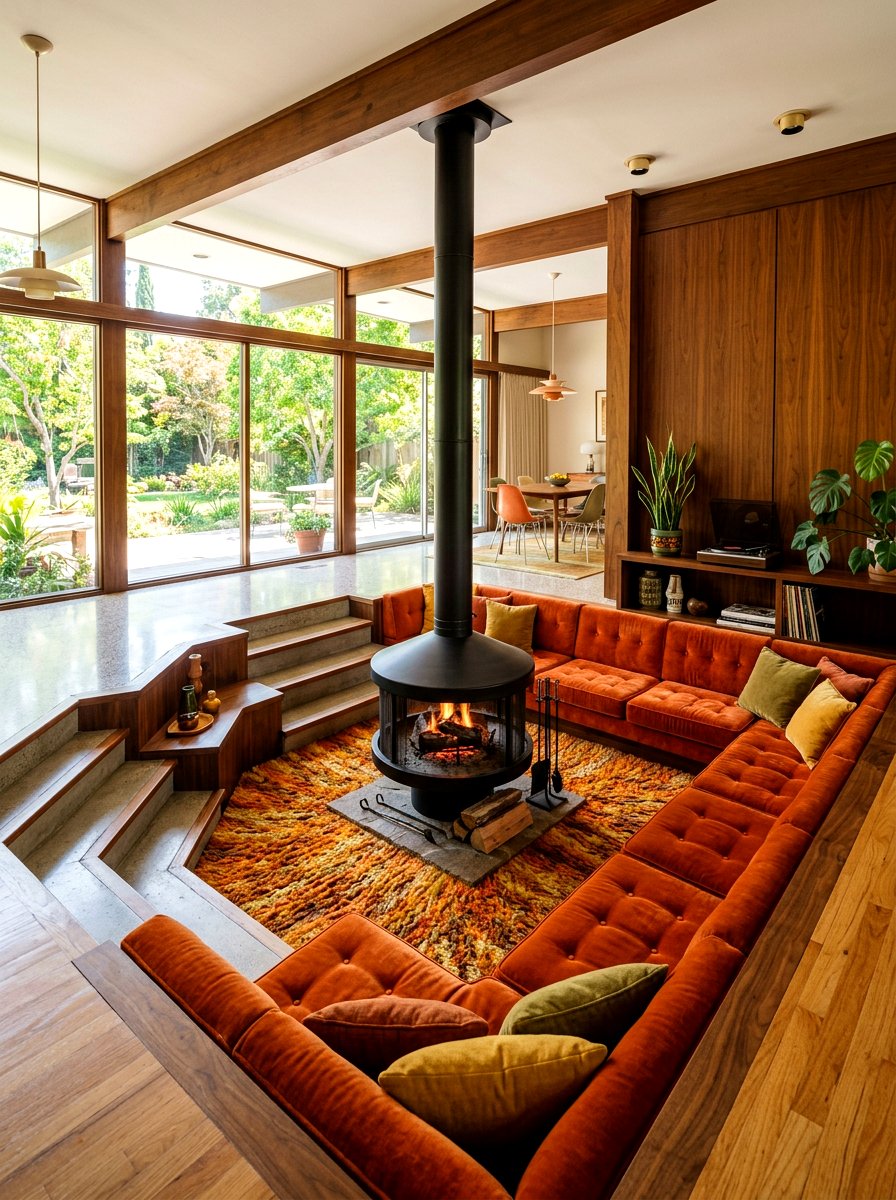 Sunken Living Room Layout - 30 open concept decorating ideas