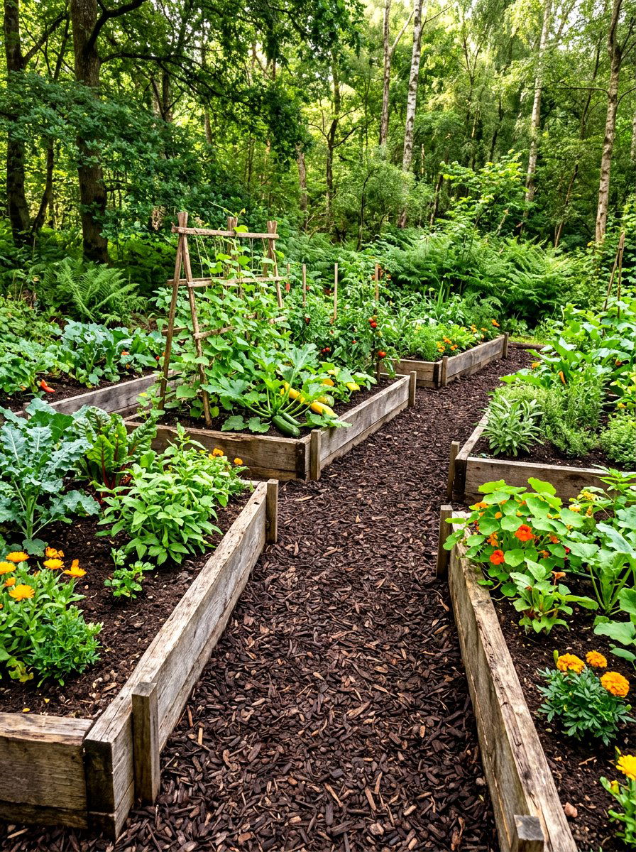 Sunken Path Raised Bed - 30 raised bed arrangement ideas