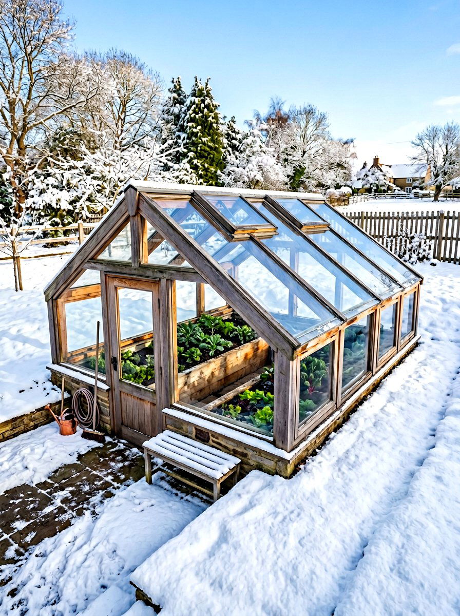 Sunken Raised Bed Greenhouse - 30 raised bed greenhouse ideas